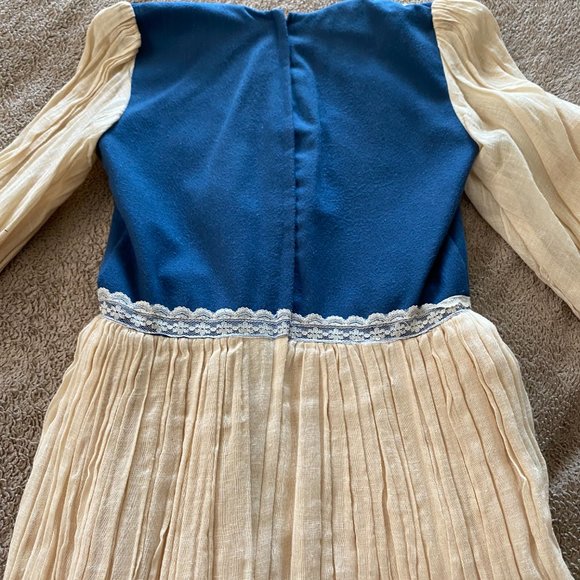 Very RARE Vintage Gunne Sax wedding dress 60s 70s renaissance boho hippie - Picture 11 of 12